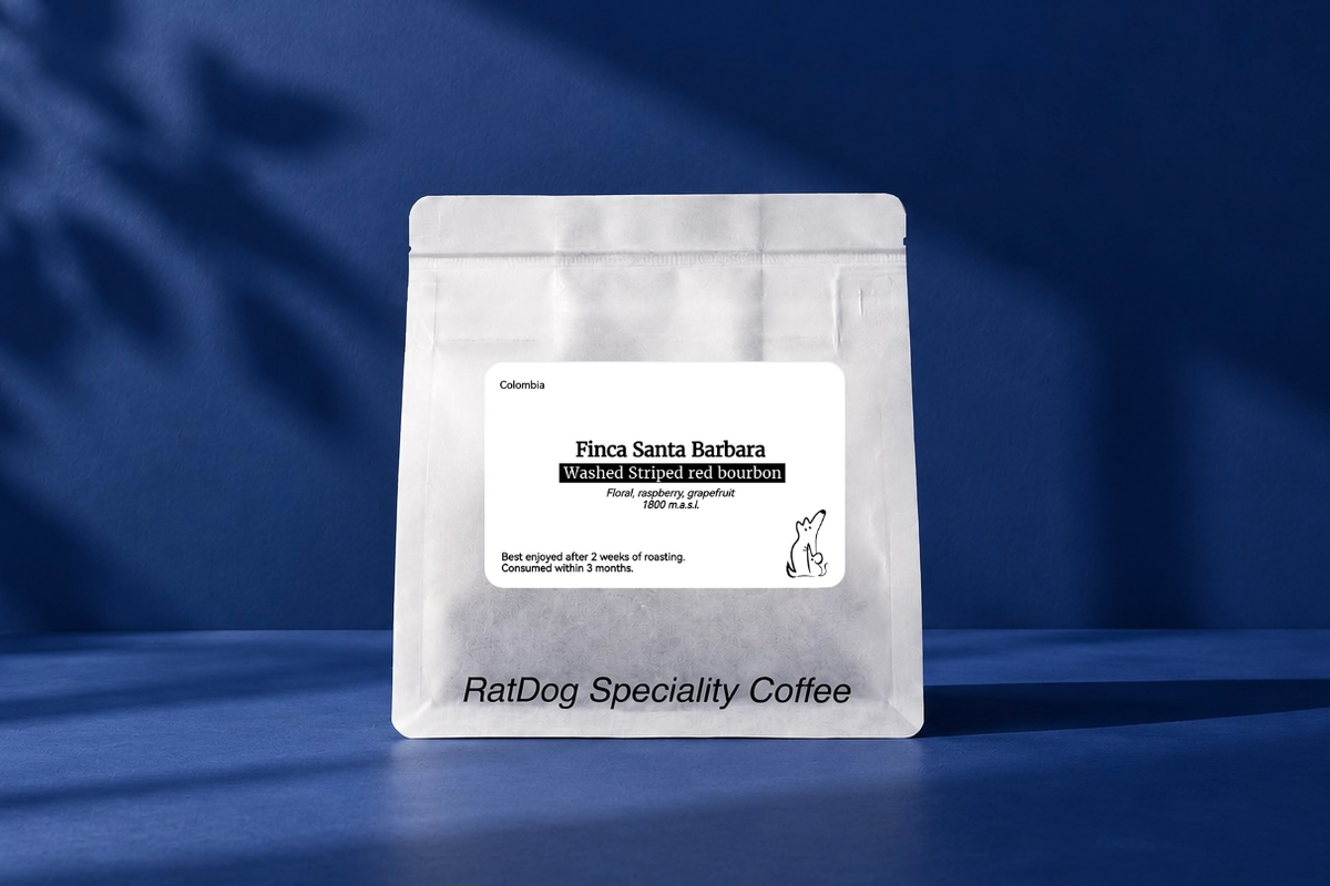 Striped red bourbon - Colombia - Santa Barbara